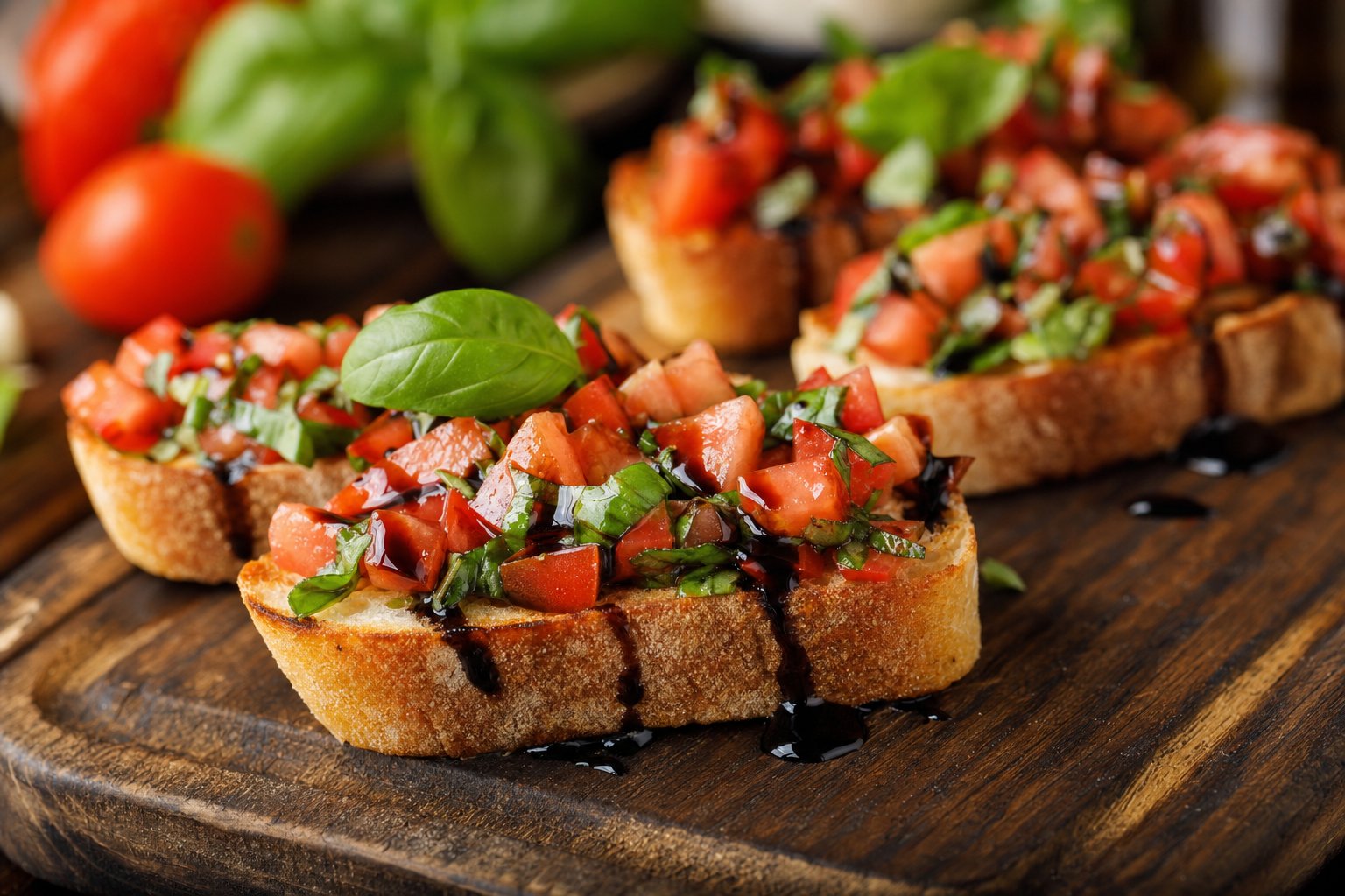 Bruschetta_mit_Tomaten-Basilikum_und_Balsamico-Reduktion